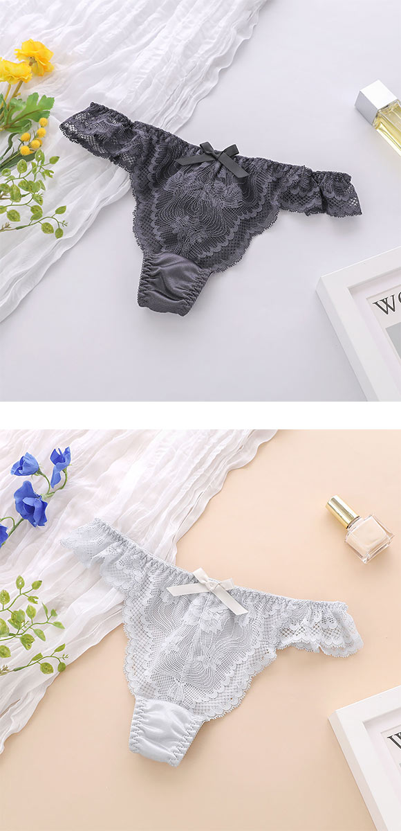 ココランジェ リボンレーシー Tバック ショーツ COCO Linge