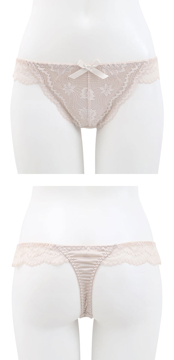 ココランジェ リボンレーシー Tバック ショーツ COCO Linge