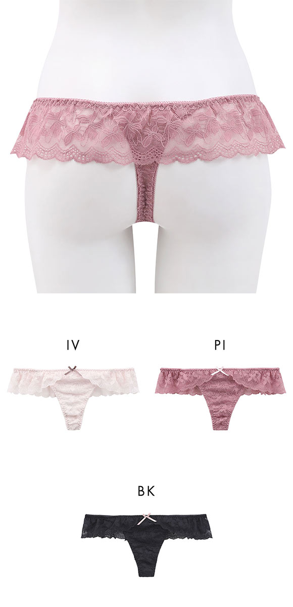 ココランジェ ドーリーペティート Tバック ショーツ 総レース COCO Linge