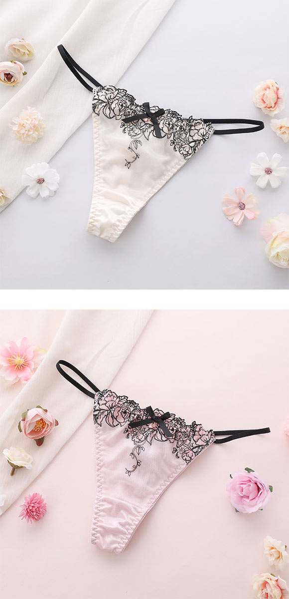 ココランジェ ピオニーフルール Tバック ショーツ ストリング COCO Linge