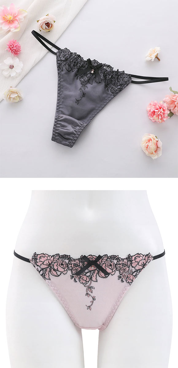 ココランジェ ピオニーフルール Tバック ショーツ ストリング COCO Linge