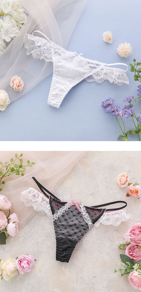 ココランジェ プリティバニーガール ショーツ Tバック サイドリボン 単品 COCO Linge