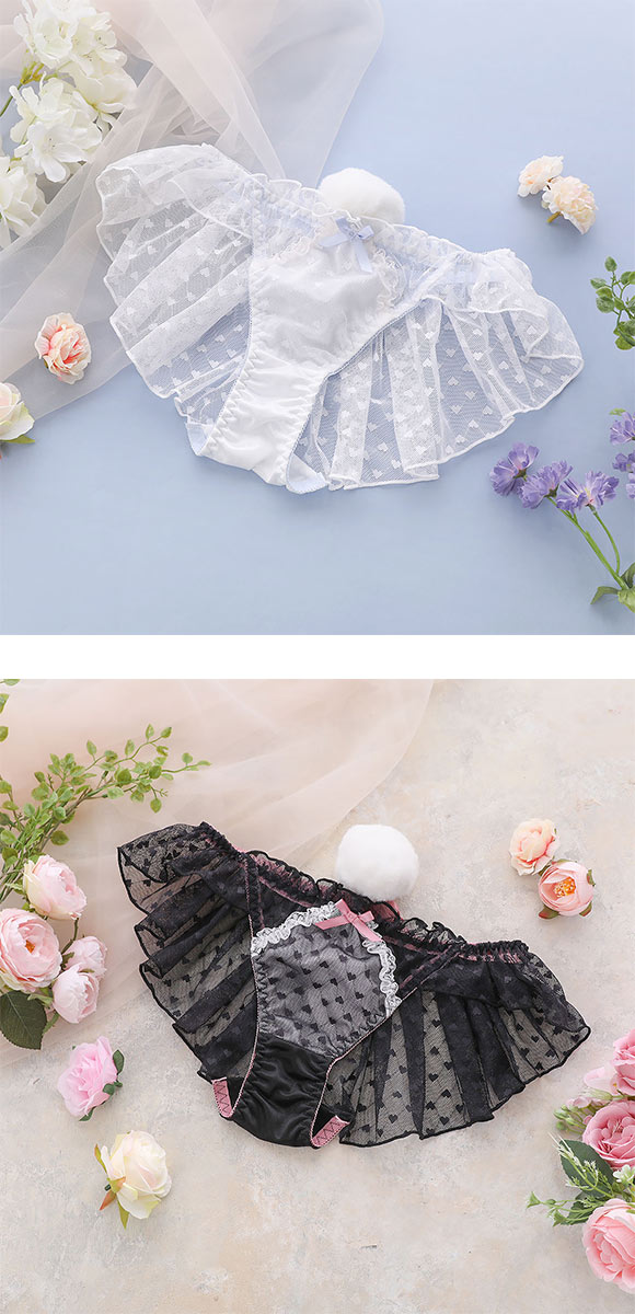 ココランジェ プリティバニーガール ショーツ フレアショーツ 総レース バックレース COCO Linge