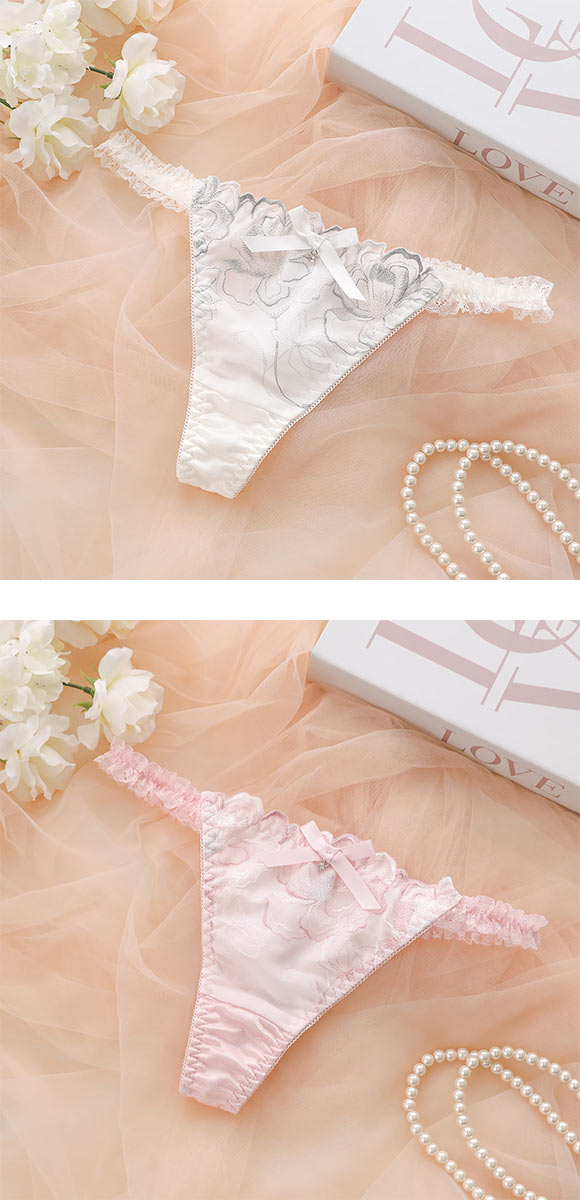 ココランジェ ユーフォリアフラワーシフォン Tバック ショーツ COCO Linge