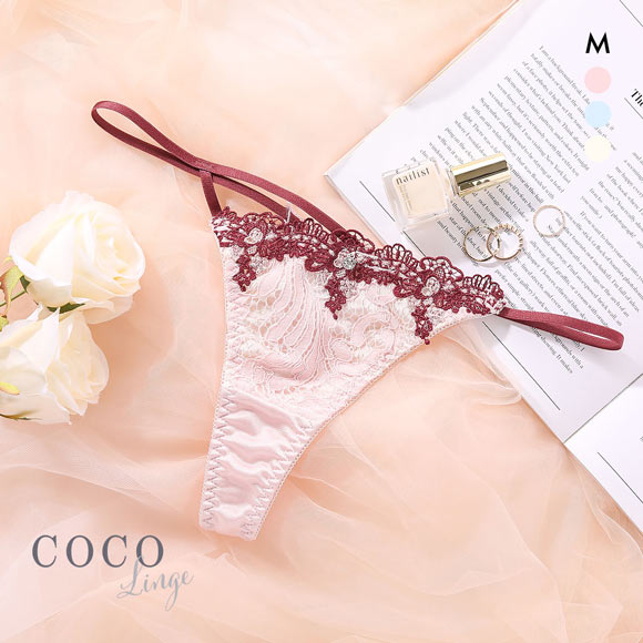 ココランジェ エレガントジュエル Tバック ショーツ ストリング COCO Linge