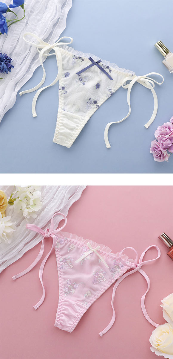 ココランジェ プチフラワーメロー Tバック ショーツ COCO Linge