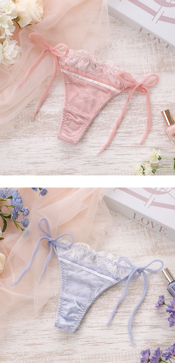 ココランジェ グラマラスミニョンヌ Tバック バックレース サイドリボン COCO Linge