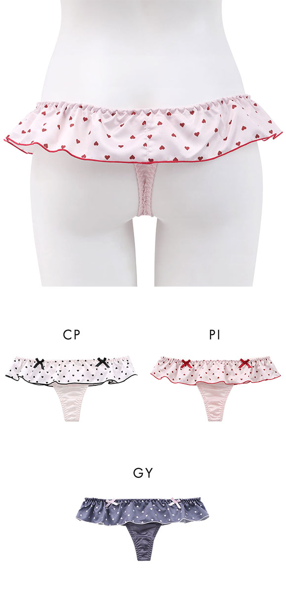 ココランジェ チャーミーハートドット Tバック ショーツ COCO Linge