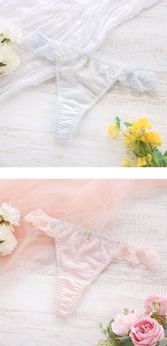 ココランジェ クラリティパール ショーツ Tバック 総レース COCO Linge