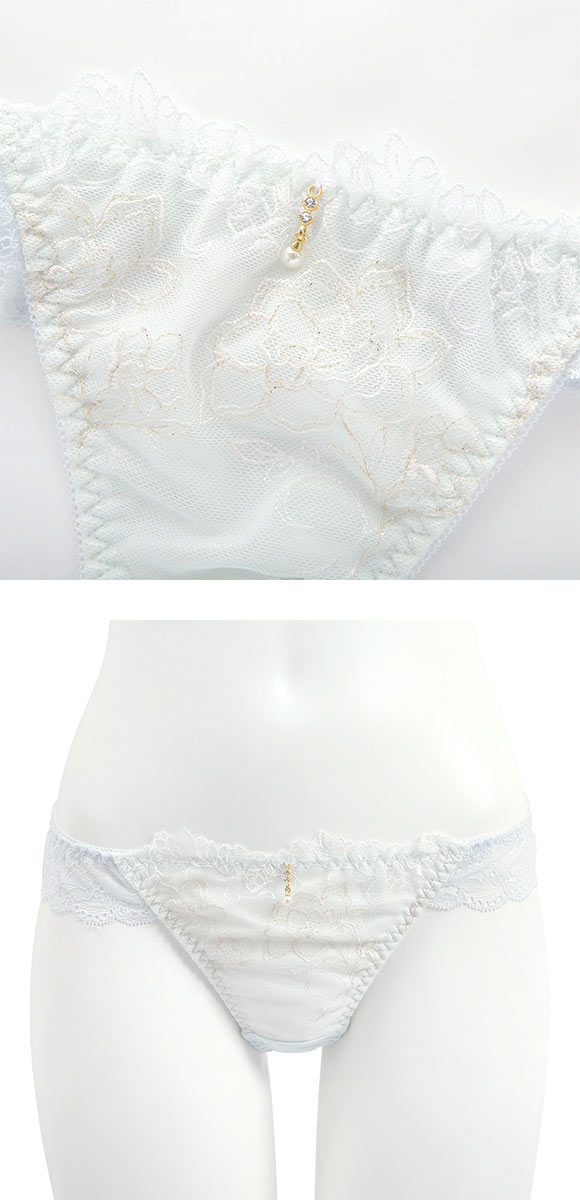 ココランジェ クラリティパール ショーツ Tバック 総レース COCO Linge