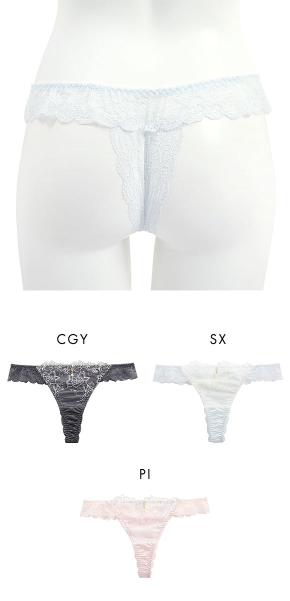 ココランジェ クラリティパール ショーツ Tバック 総レース COCO Linge