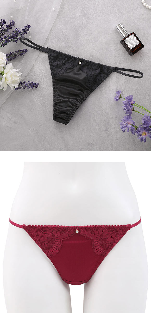 ココランジェ シャイニースムース Tバック ショーツ ストリング COCO Linge