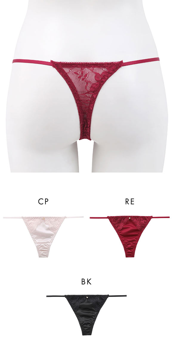 ココランジェ シャイニースムース Tバック ショーツ ストリング COCO Linge