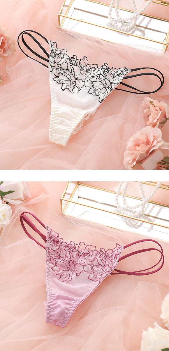 ココランジェ フローラルラッシュ Tバック ショーツ バックレース ストリング COCO Linge