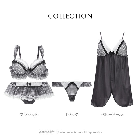 ココランジェ ガーリーギンガムチェック ショーツ Tバック 単品 M COCO Linge