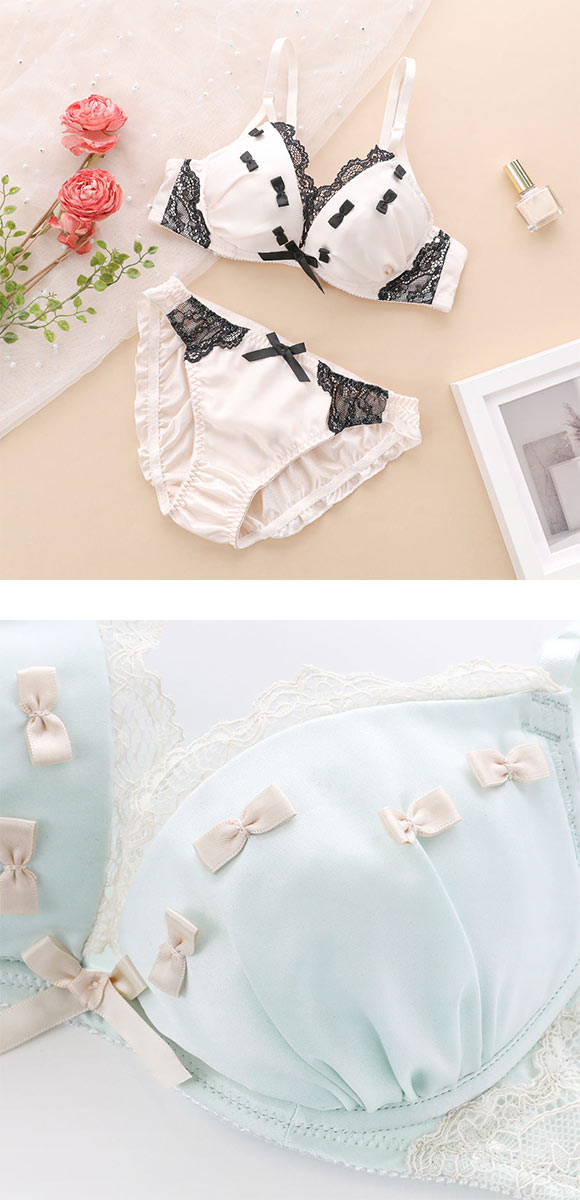 ココランジェ プティリボン ブラジャー ショーツ セット COCO Linge