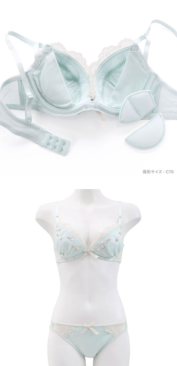 ココランジェ プティリボン ブラジャー ショーツ セット COCO Linge