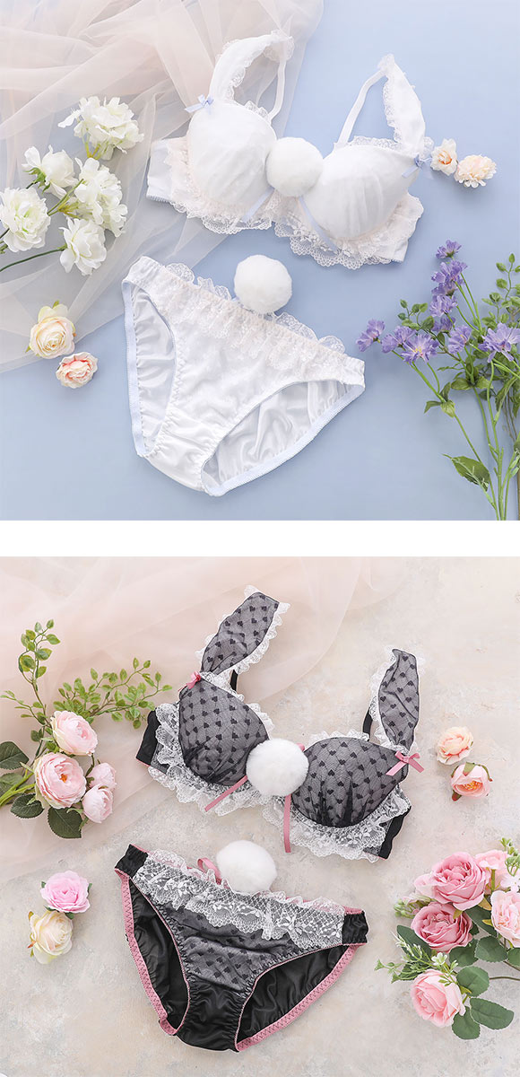 ココランジェ プリティバニーガール ブラジャー ショーツ セット 谷間 大きいサイズ COCO Linge