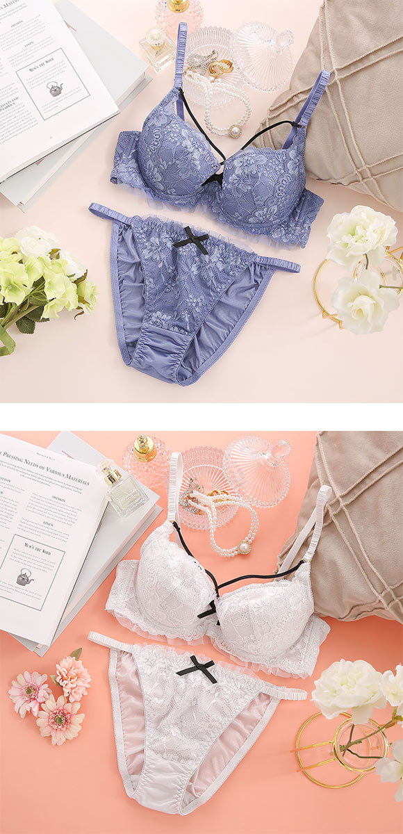 ココランジェ コケティッシュコード ブラジャー ショーツ セット COCO Linge 大きいサイズ