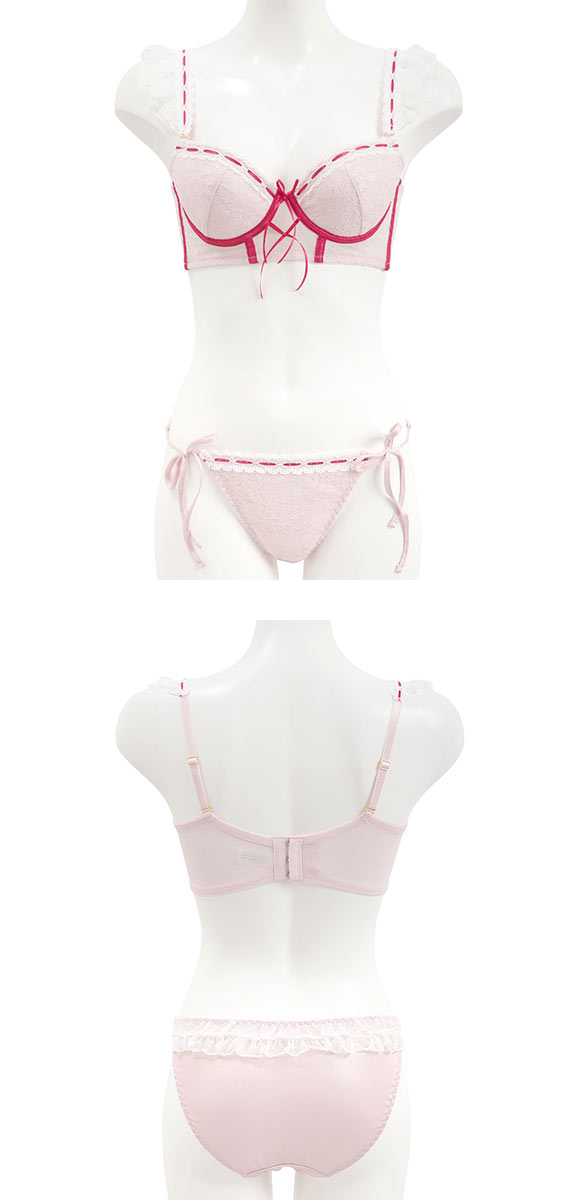 ココランジェ スウィートアイドル ブラジャー ショーツ セット 紐パン 大きいサイズ COCO Linge