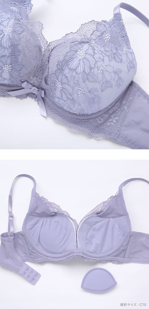 ココランジェ グリーミングフロレット ブラジャー ショーツ セット ABCDEF 大きいサイズ 小さいサイズ COCO Linge