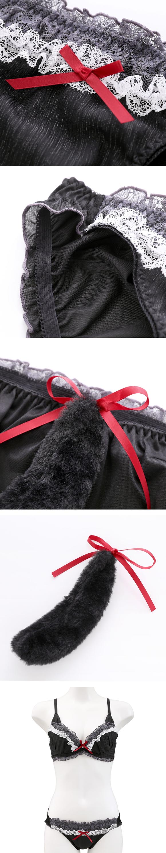 ココランジェ プリティキャットガール ブラジャー ショーツ セット 谷間 大きいサイズ COCO Linge