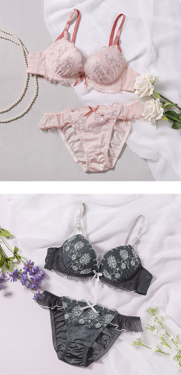 ココランジェ COCO Linge ガーデンアーチブーケ ブラジャー ショーツ セット