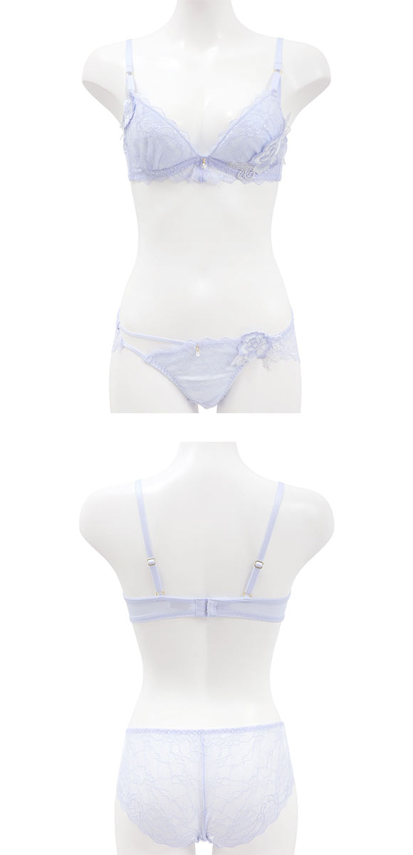 セントオードリー ティアラ アリュールメローライト ブラジャー ショーツ セット バックレース St.Audrey tiara 大きいサイズ