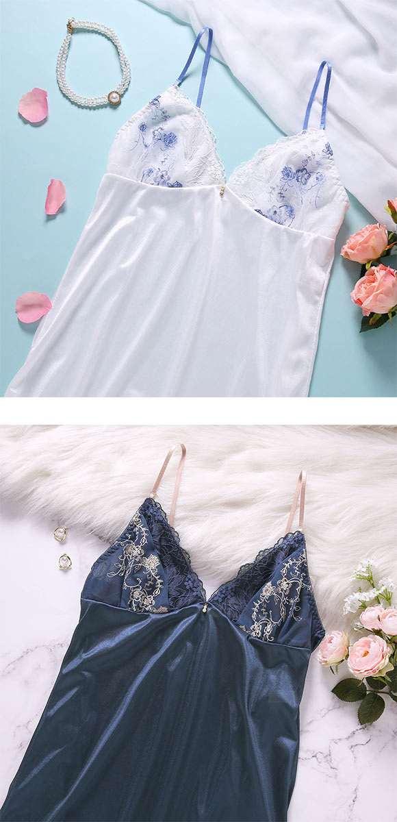 ココランジェ ラフィネフルール スリップ 75cm ランジェリー COCO Linge