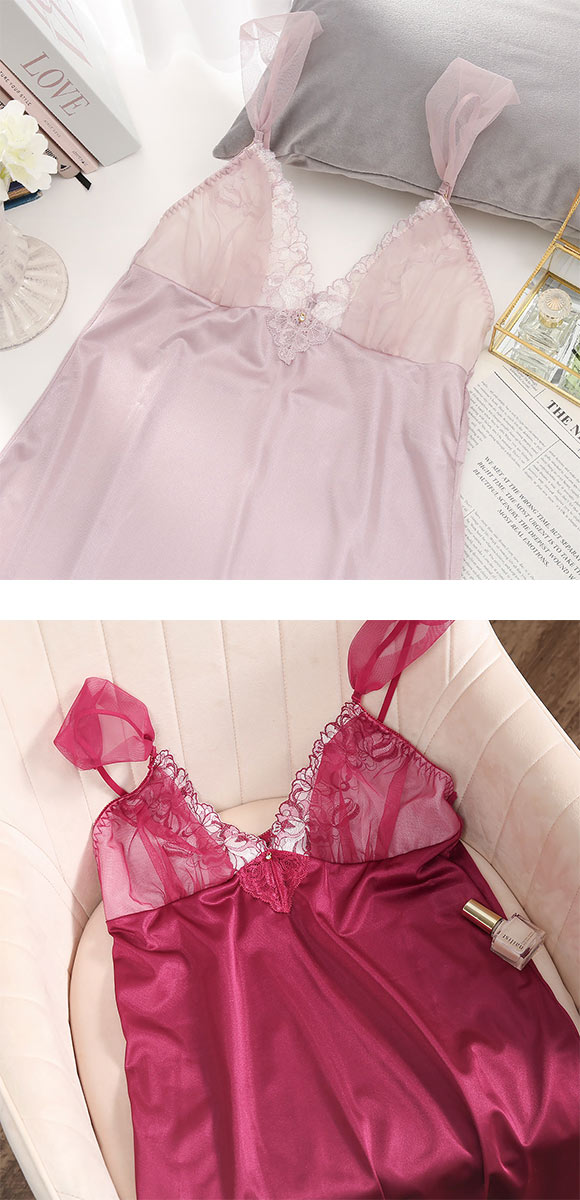 ココランジェ マルチブルーム スリップ 75cm ランジェリー COCO Linge