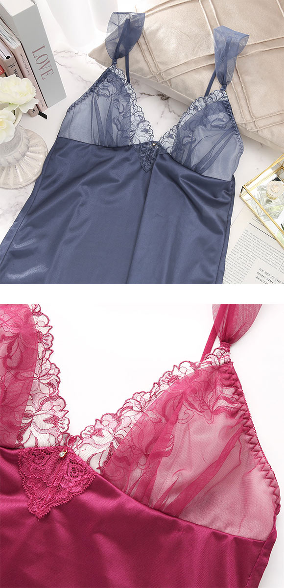 ココランジェ マルチブルーム スリップ 75cm ランジェリー COCO Linge