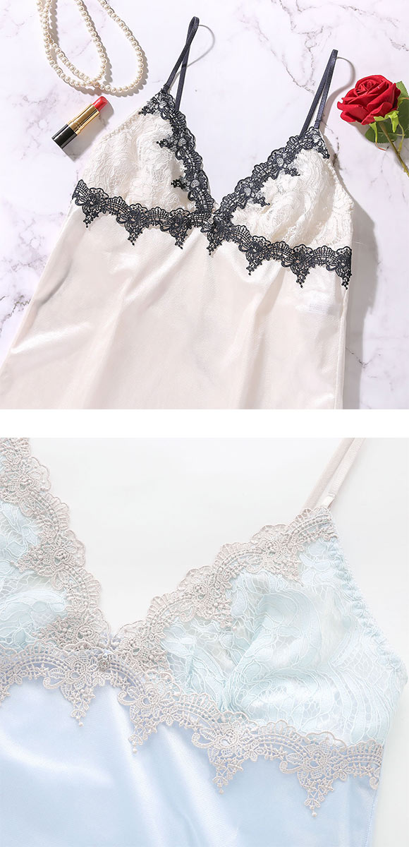 ココランジェ エレガントジュエル スリップ 75cm ランジェリー COCO Linge