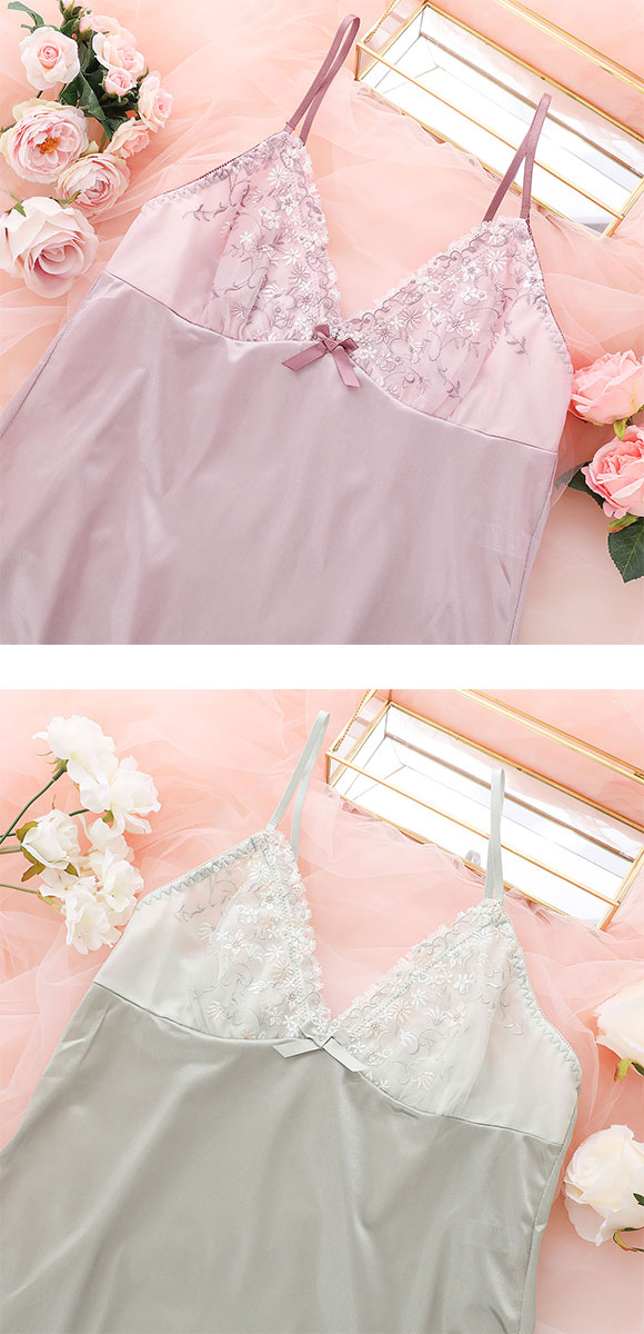 ココランジェ プッチフルールガーデン スリップ 75cm ランジェリー COCO Linge