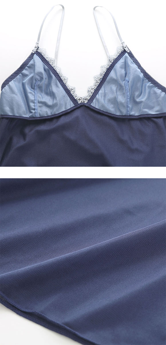 ココランジェ エクランフルール 75cm スリップ ランジェリー COCO Linge