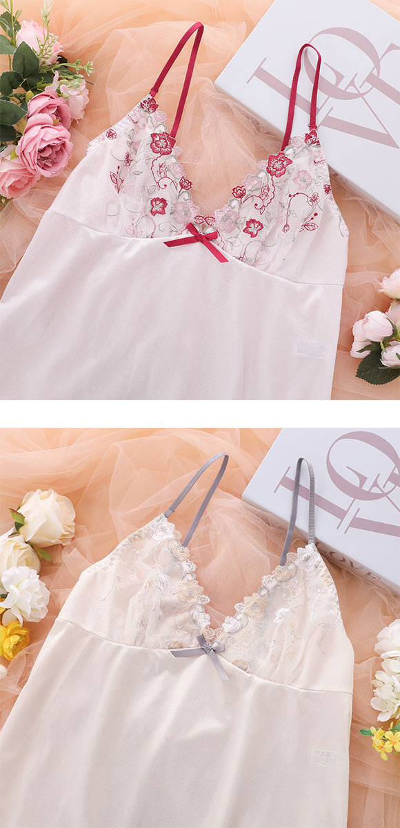 ココランジェ ガルデンブルーメ スリップ 75cm ランジェリー COCO Linge