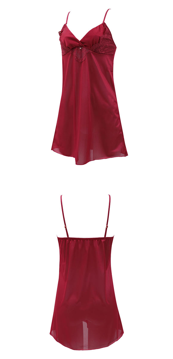 ココランジェ シャイニースムース カシュクール スリップ ランジェリ－ COCO Linge