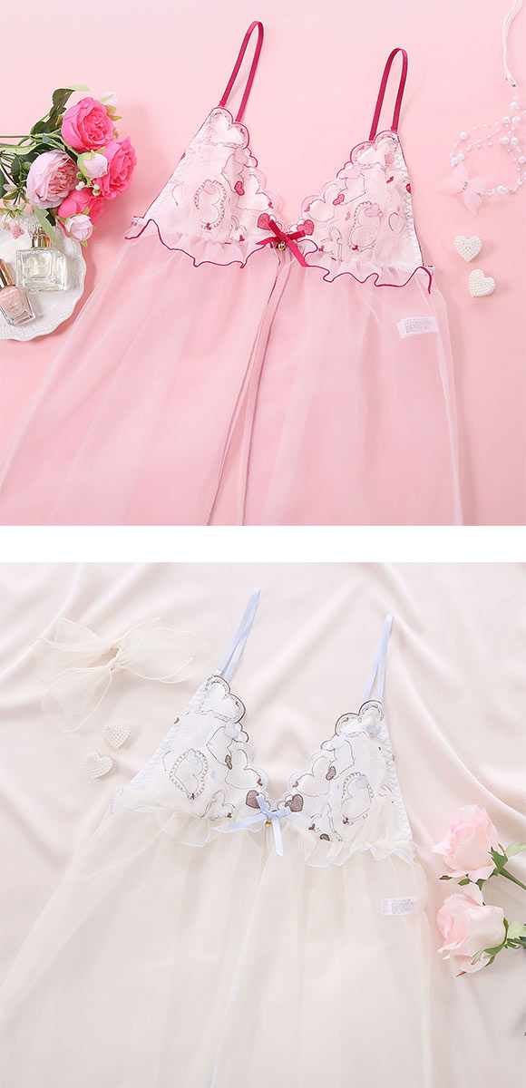 ココランジェ ハートフルメロディー ベビードール ランジェリー COCO Linge