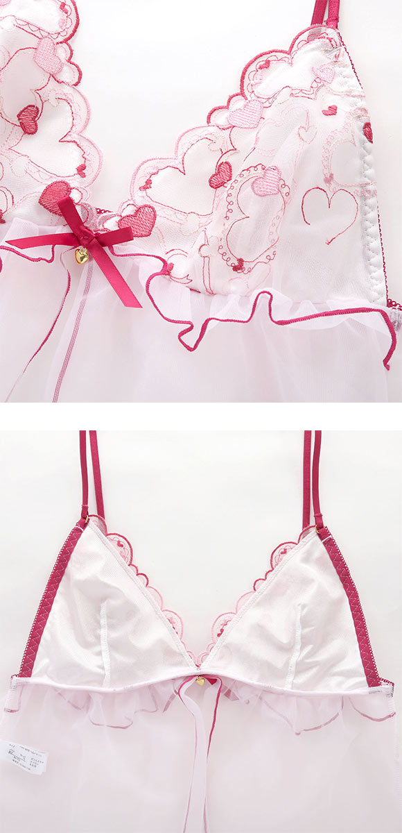 ココランジェ ハートフルメロディー ベビードール ランジェリー COCO Linge