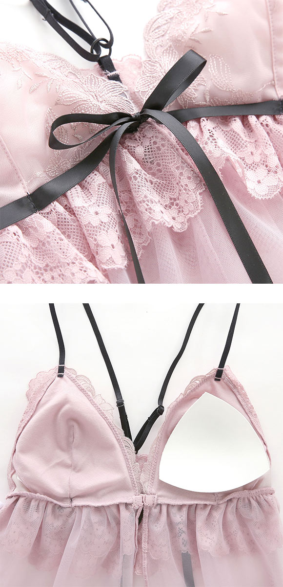 ココランジェ フェアリーレーシー ブラレット Tバック ショーツ セット ノンワイヤー 三角ブラジャー COCO Linge