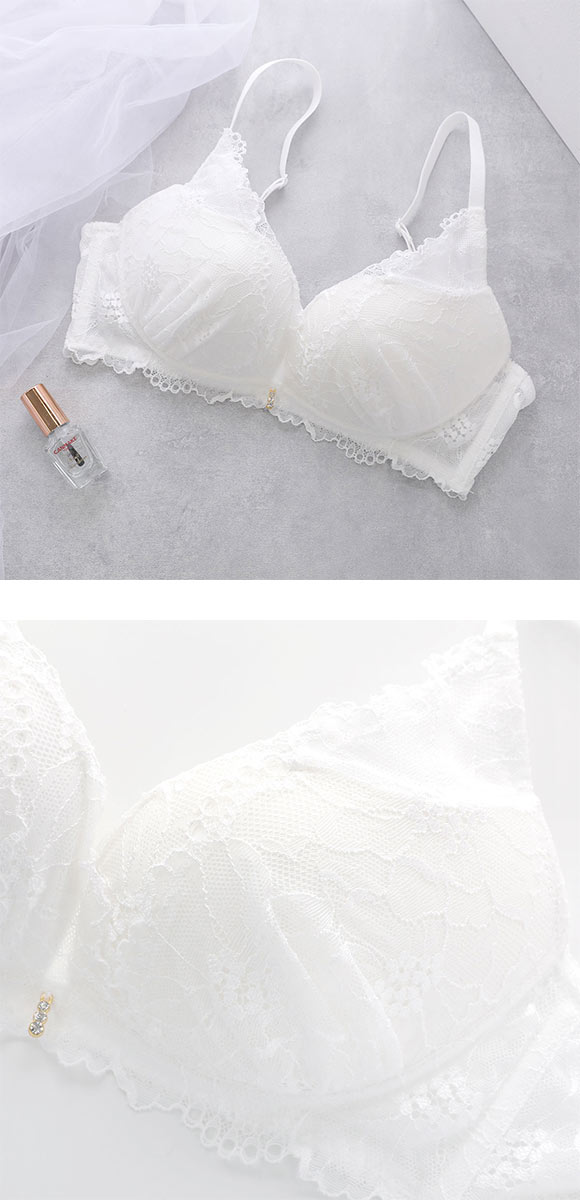 ココランジェ レーシィ カシュクール ノンワイヤー モールドカップ ブラジャー COCO Linge