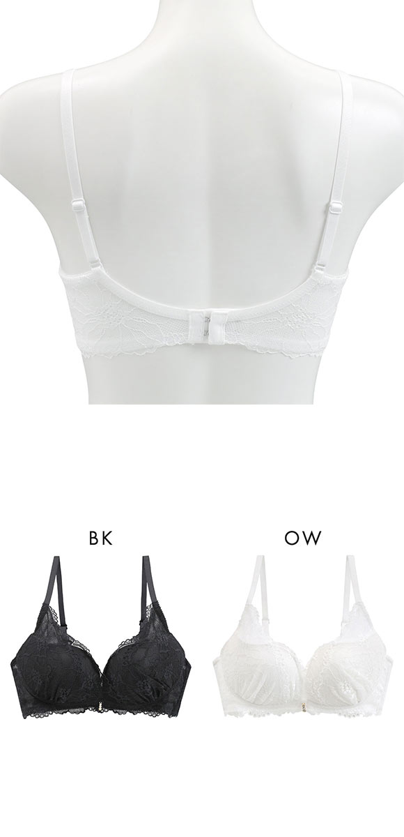 ココランジェ レーシィ カシュクール ノンワイヤー モールドカップ ブラジャー COCO Linge