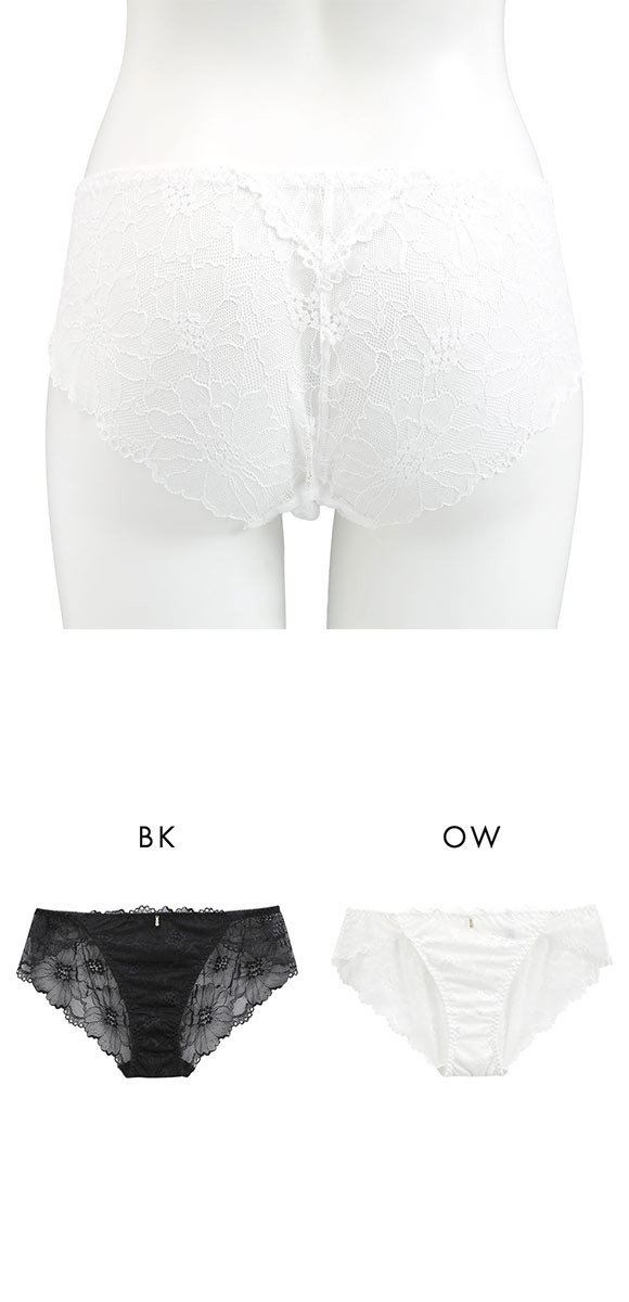 ココランジェ レーシィ カシュクール ペア 総レース ショーツ COCO Linge