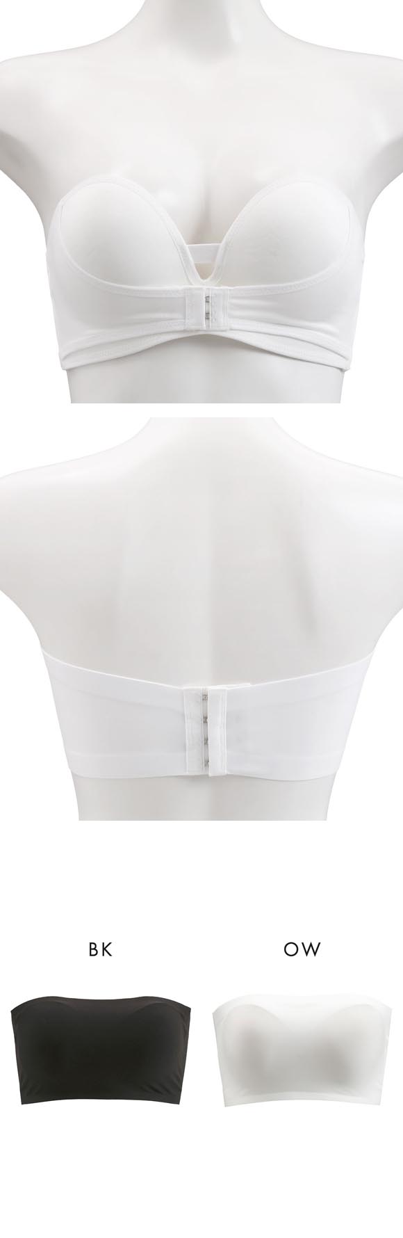 ココランジェ フックチューブブラ ノンワイヤー ストラップレス COCO Linge