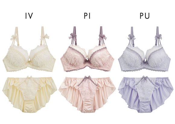 ココランジェ COCO Linge もこもこブロッサム ブラジャー ショーツ セット SHIROHATO別注 谷間 大きいサイズ