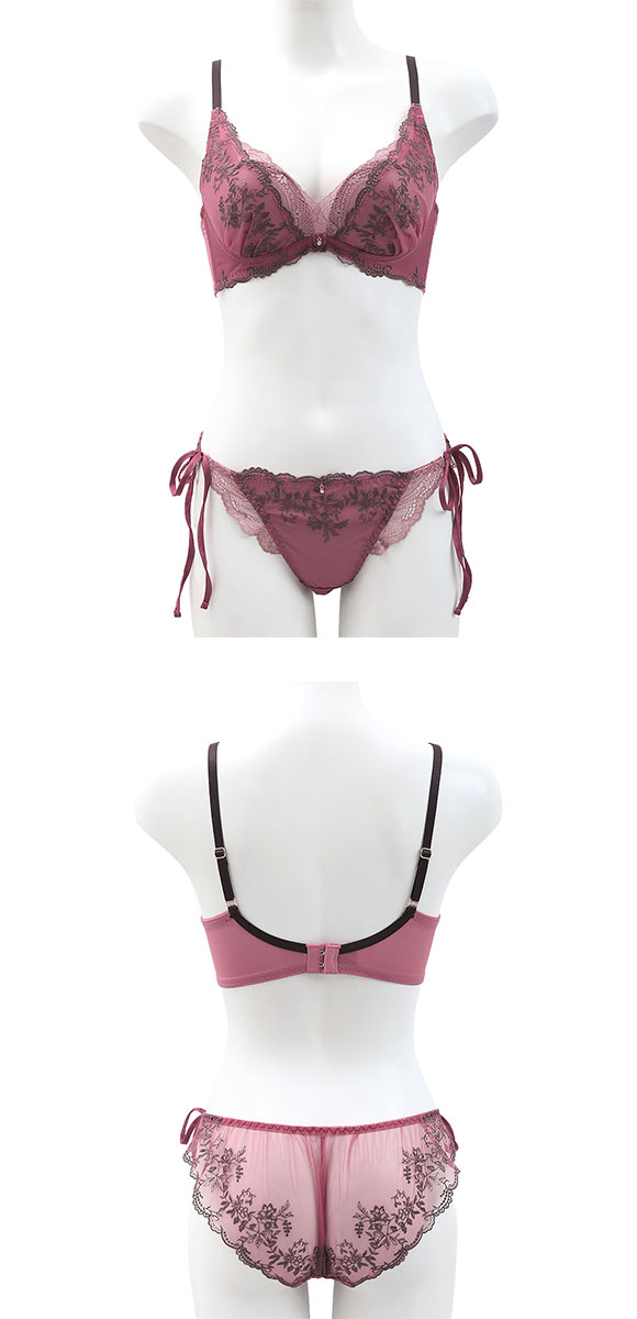 ココランジェ ミスティフローラ SHIROHATO別注 ブラジャー ショーツ セット ABCDEF 大きいサイズ 小さいサイズ COCO Linge