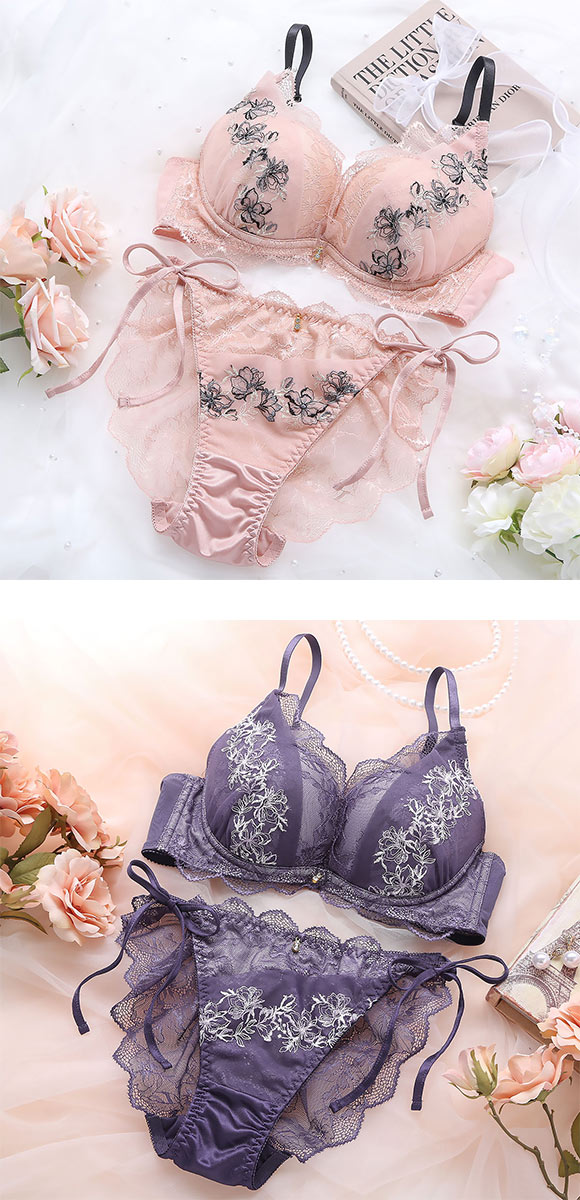ココランジェ フェミニンフローラ SHIROHATO別注 ブラジャー ショーツ セット ABCDEF 大きいサイズ 小さいサイズ COCO Linge