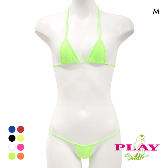 レディース マイクロブラ PLAY WET Super micro bikini set Tバック ブラセット M ブラレット Ladys セクシー下着