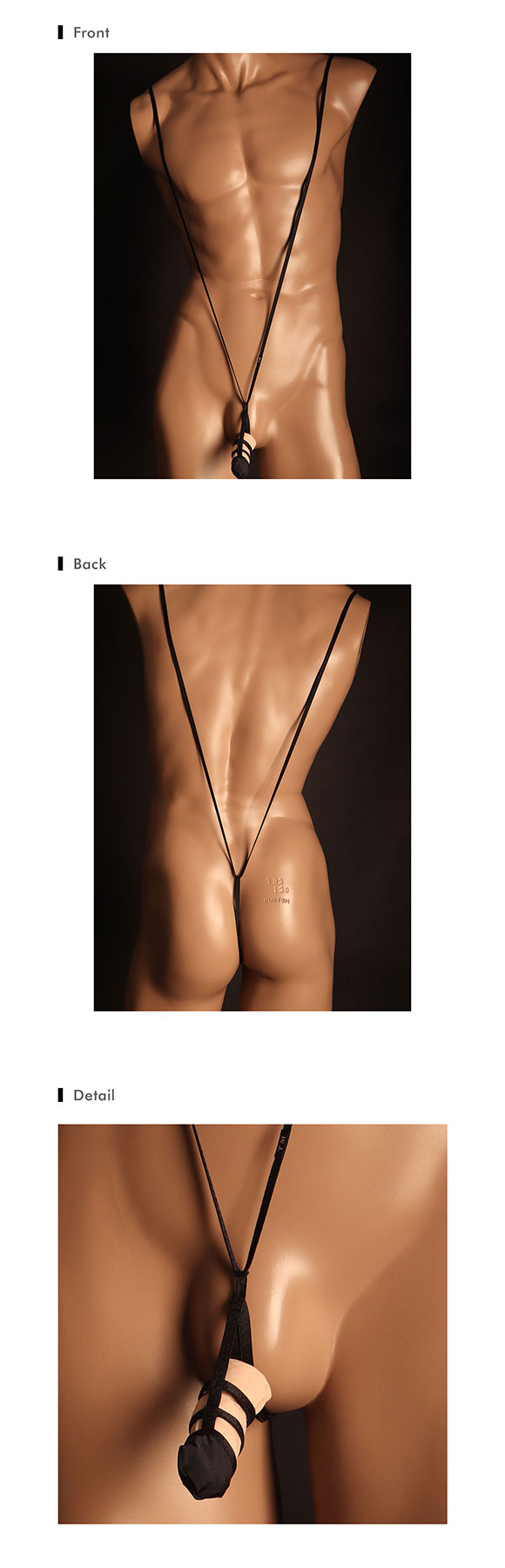 ティーエム コレクション STRIKESKIN 3連コックリング風 ポールデコ Suspenders サスペンダー メンズ TM collection 日本製