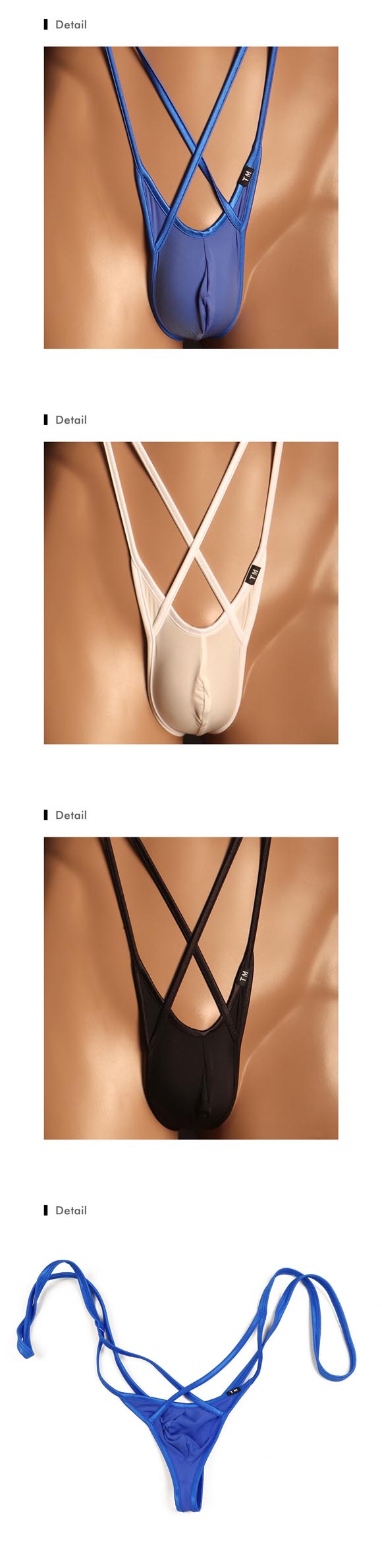 ティーエム コレクション STRIKESKIN x WET FRONT CROSS Suspender TB Tバック メンズ TM COLLECTION 日本製