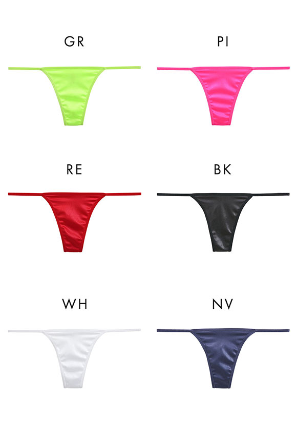 ユニセックス uniSeX WET micro trim Tバック NEON ジェンダーレス ユニセックス 男女兼用 TMコレクション